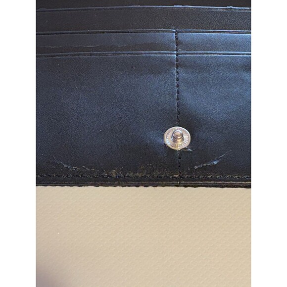 Gucci GG Canvas Horsebit Continental Wallet Black W/ Web Stripe Silver Hardware - Picture 8 of 14